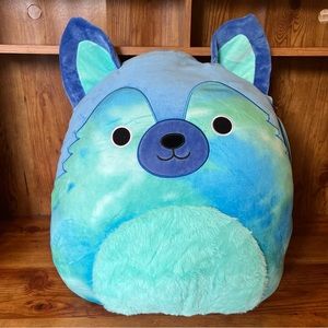 Large New 24” Blue & Green Tie Dye Kippie Squishmallow